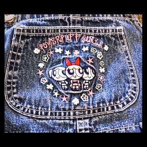 Cartoon Network Powerpuff Girls overall shorts